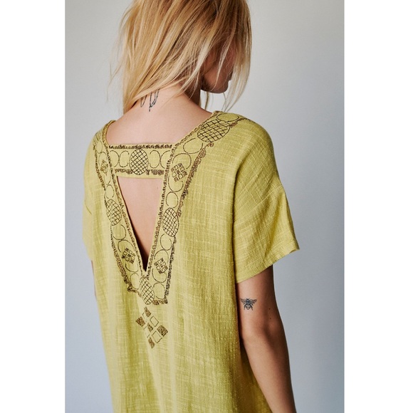 Free People Beaded Open Back Mini Dress - Picture 4 of 4